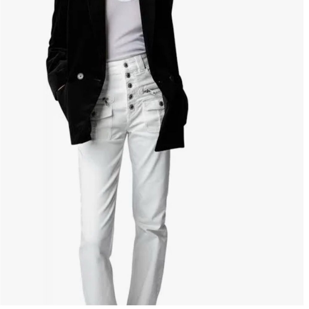 Zadig and Voltaire white premium jeans/ denim